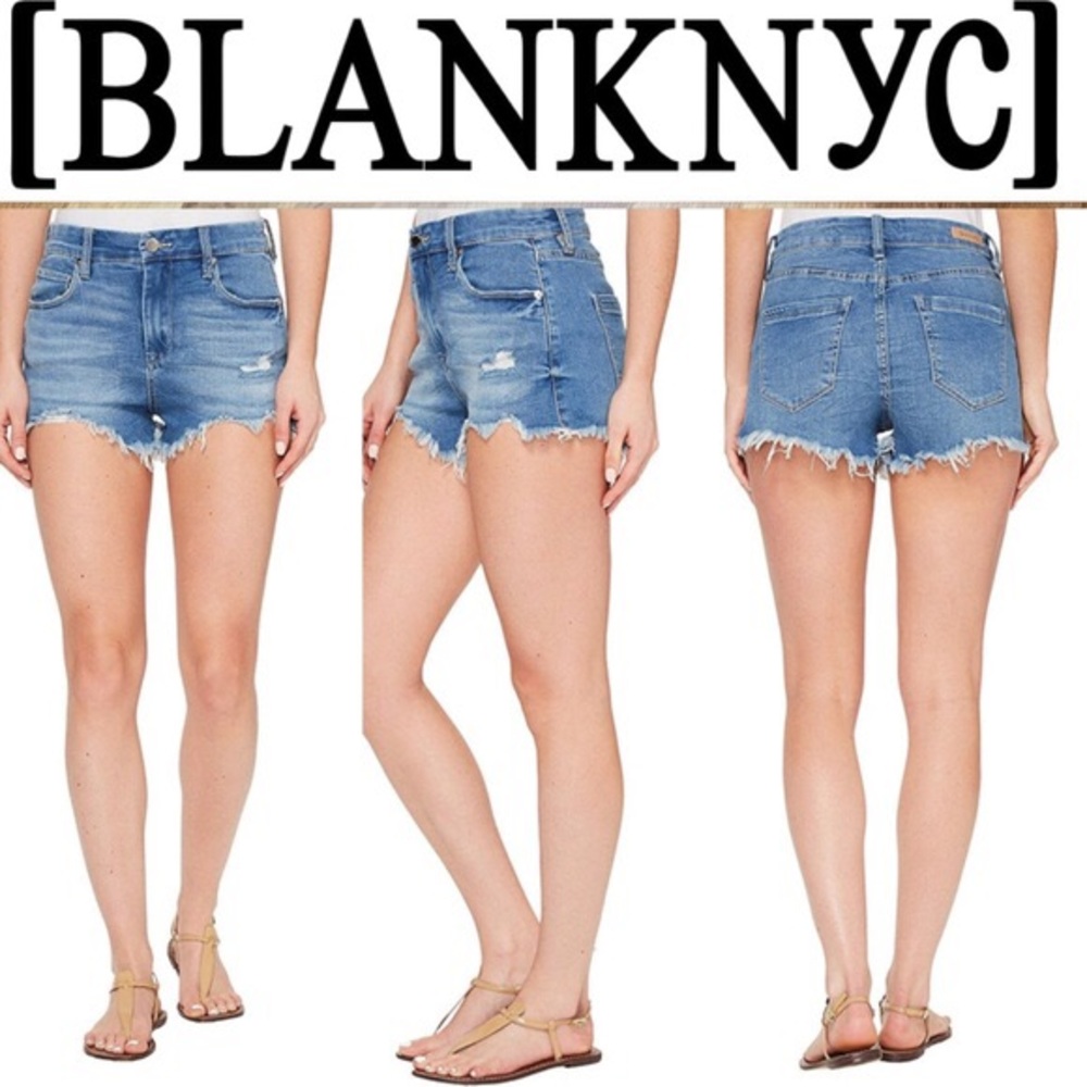 distressed jean shorts BLANK NYC